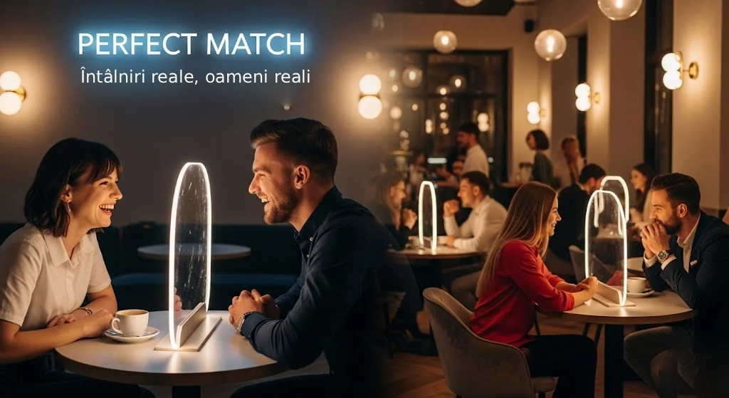 Participanți la un eveniment Perfect Match pentru singles
